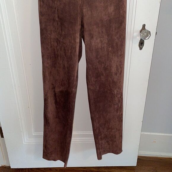 Vtg Scully brown suede leather pants - Picture 3 of 8